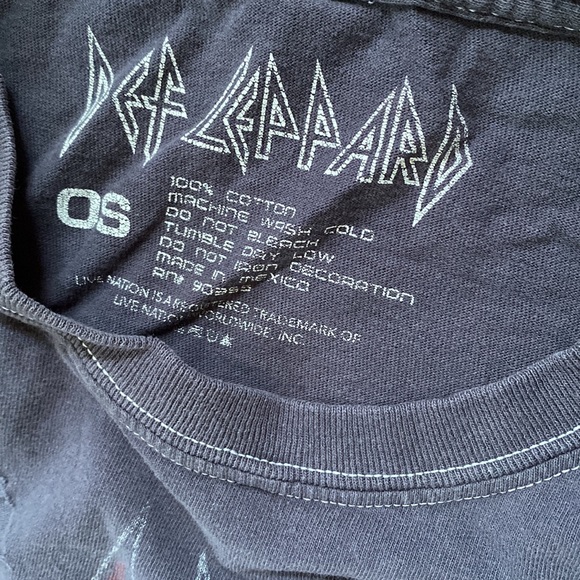 Oversized destroyed def leopard shirt - Picture 4 of 4